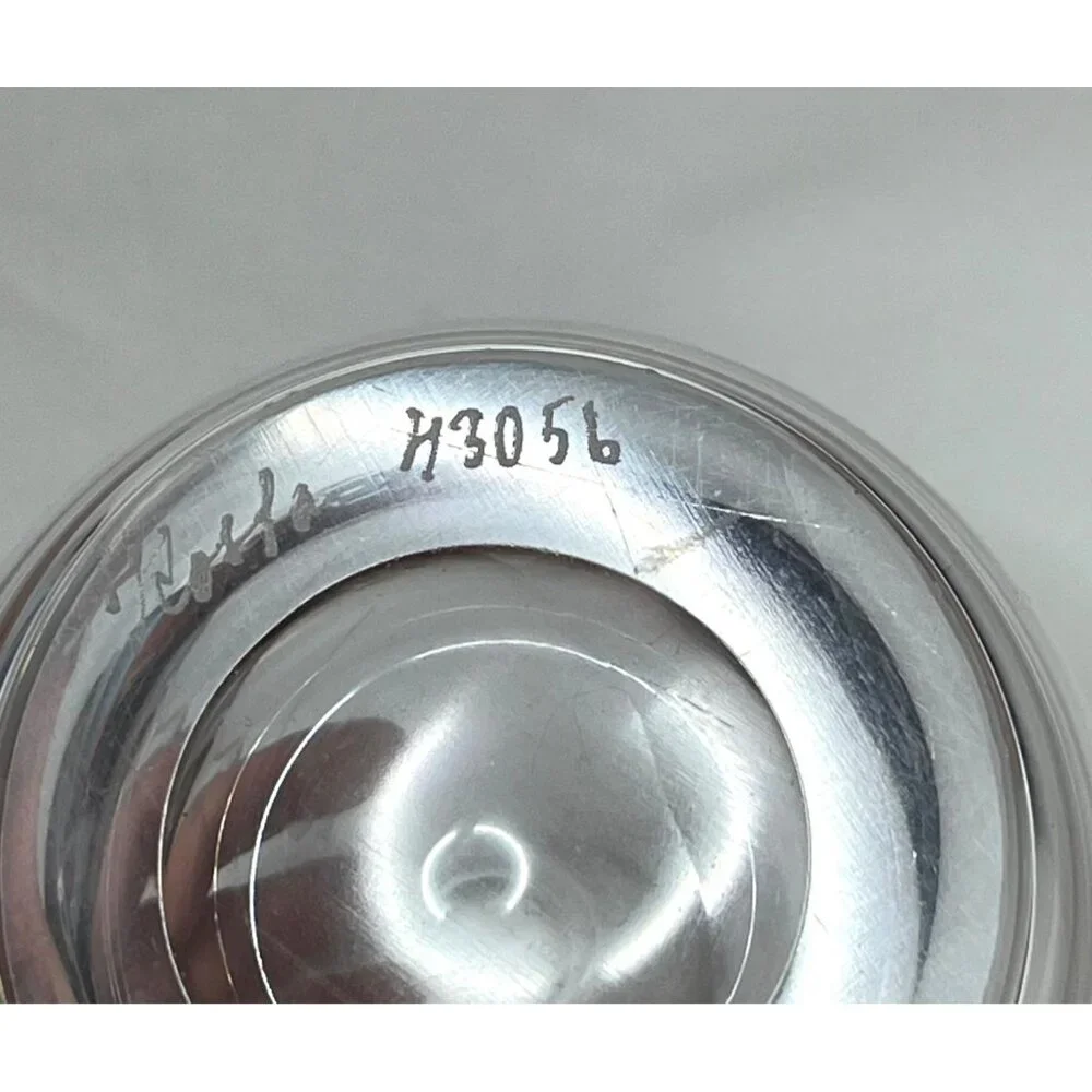 Vintage Kosta Sweden Etched Glass Vase w/ Singing Bird